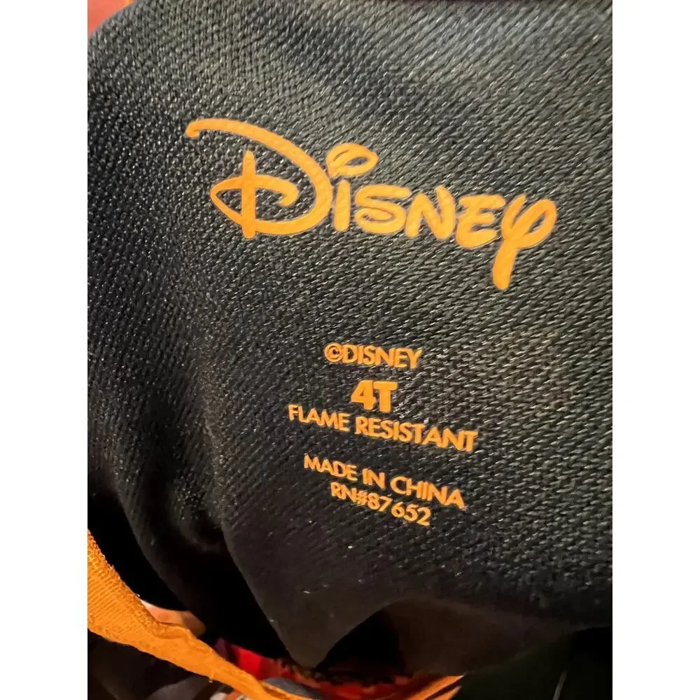 Disney Mickey & Minnie Orange Gold Polka Dot Nightgown Size 4T NWOT - Picture 6 of 6